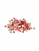 100 petits confettis de table ronds rouge 0,6 cm, 10 grammes
