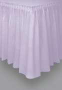 Jupe de table lavande en plastique 73 x 426 cm