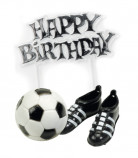Décorations football anniversaire pour gâteau