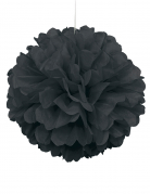Boule décorative noire de 40 cm