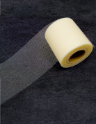 Rouleau de tulle ivoire 20 mètres, 8 cm de largeur
