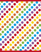 8 sacs de fête anniversaire rayé multicolores 18x23 cm