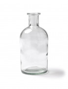 Vase en verre bouteille à la mer 13.5 cm