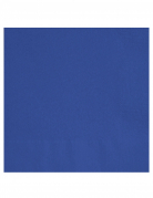 20 serviettes en papier bleu marine 33 x 33 cm pour fête