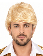 Perruque blonde courte homme