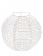 Lanterne dentelle vintage blanche 35 cm japonaise
