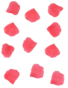 100 pétales de rose en tissu rose 5 x 5 cm décoration mariage