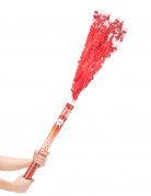 Canon à confettis rouges 60 cm