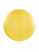 Lanterne japonaise jaune 35 cm en papier de soie
