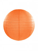 Lanterne japonaise orange 35 cm en papier à suspendre
