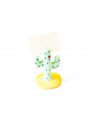 Marque place en résine cactus 6 cm pour table mexicaine