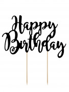 Décoration pour gâteau Happy birthday 23 x 20 cm