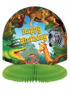 Décoration de table safari multicolore  24cm