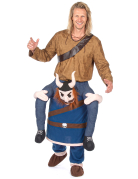 Déguisement à dos de viking adulte