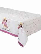 Nappe en plastique princesse et licorne 137 x 213 cm pour anniversaire