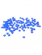 Perles effet goutte de pluie bleu royal 50 g pour décoration de table