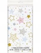 Nappe en plastique twinkle twinkle little star 137 x 213 cm étoiles multicolores