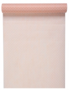 Chemin de table en tissu plumetis rose 30 cm x 5 m décoration fête
