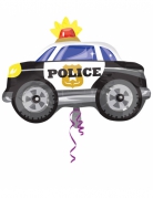 Ballon aluminium voiture de police 60 cm pour anniversaire