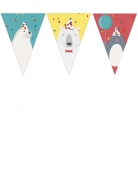 Guirlande de 9 fanions arctique 2,3 m x 25 cm aux animaux polaires