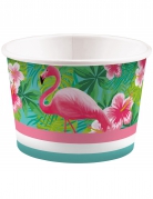 8 pots à glace flamingo paradise 270 ml en carton