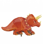 Ballon aluminium dinosaure tricératops 106 x 60 cm gonflable hélium