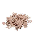 Confettis de table 30 ans rose gold 17 g étincelants