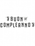 Guirlande personnalisable en carton Buon Compleanno Juventus™ 215 x 15 cm