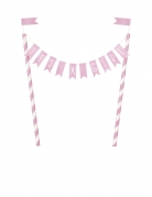 Cake topper it's a girl rose 25 cm x 22,5 cm baby shower