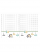 Nappe en plastique bébé eléphant 120 x 180 cm baby shower