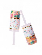 2 poppers confettis multicolores 7 gr 18 cm à pousser