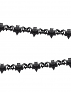 Guirlande en papier chauve souris noires 4 m décoration halloween