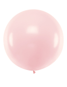 Ballon en latex géant rose pâle 1 m