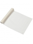 Chemin de table mousseline ivoire 28 cm x 5 m