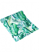 Chemin de table feuilles tropicales luxe 28 cm x 5 m pour mariage
