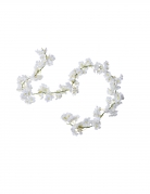 Guirlande de fleurs de cerisier blanches 1,80 m pour mariage