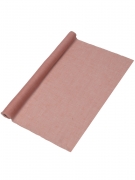 Chemin de table mousseline rose 48 cm x 5 m