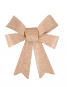 3 nœuds en jute pvc 11 x 12 cm pour mariage champêtre