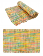 Chemin de table natte multicolore 30 cm x 3 m pour fête mexicaine