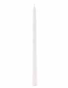 2 bougies chandelle blanches 30 cm flambeaux