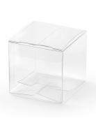 10 petites boîtes transparentes 5 x 5 x 5 cm pour cadeaux