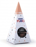 Cornet surprise orange Fimo licorne 17 x 7 cm kit de modelage