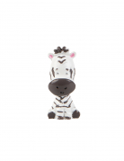 Figurine en résine zèbre décoratif safari 3 cm x 2,5 cm