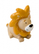 Figurine en résine lion 4 cm x 5,5 cm décoration safari