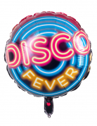 Ballon en aluminium disco fever 45 cm effet néon