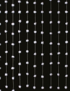 Rideau boules de coton 2 m x 90 cm