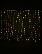Rideau lumineux multicolore 1,7 X 0,5 m 90 LED
