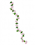Guirlande de fleurs de cerisier rose 220 cm décoration mariage