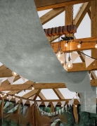 Tenture de mariage grise 80 cm x 25 m en tissu intissé