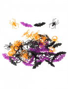 72 chauve-souris et araignées en plastique 2 x 4 cm bagues halloween